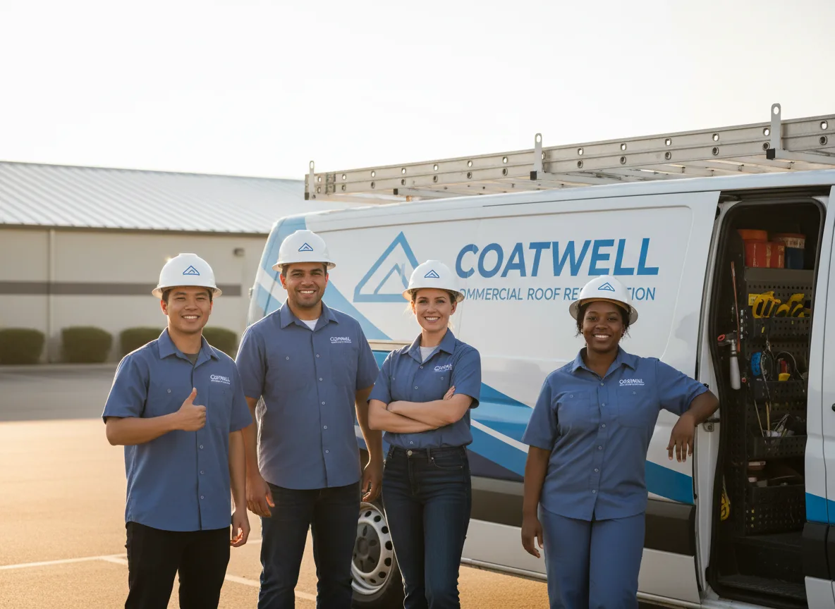 Commercial roof coating company in Tiller, OR